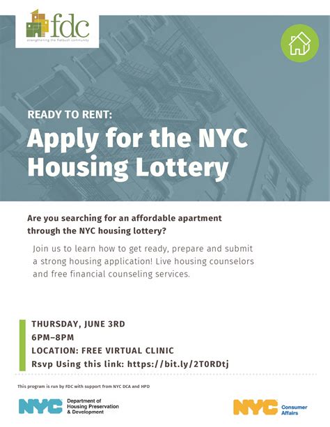 Housing Lottery Information .